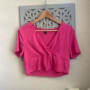 SheIn Pink Crop Top